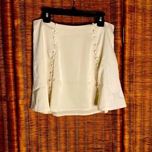 Urban Outfitters off white mini skirt size Small